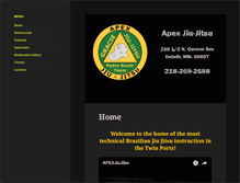 Tablet Screenshot of apexjiujitsu.net